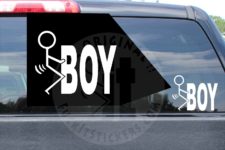 Fuck Boy Decal Die Cut Vinyl Sticker